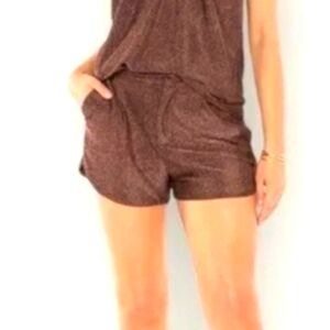 Bishop & Young  Show Stopper Short | Gold Metallic | XS